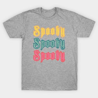 Halloween Retro Spooky Spooky Spooky Pastel Style T-Shirt